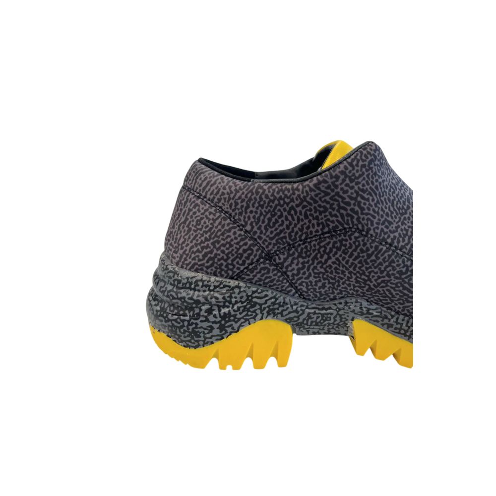 Black Genuine Leather Sneaker