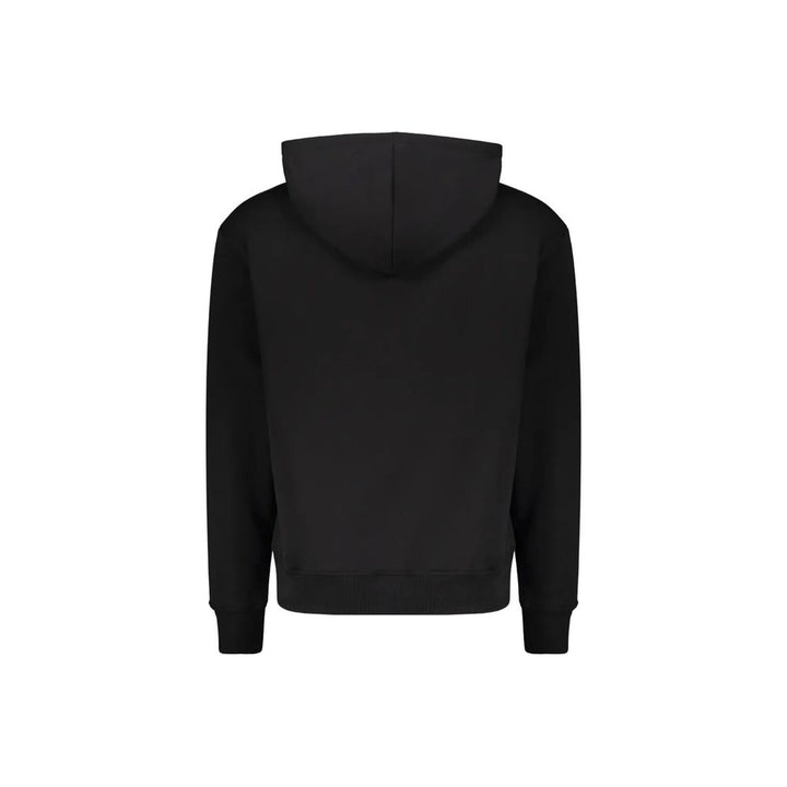 Black Cotton Hoodie