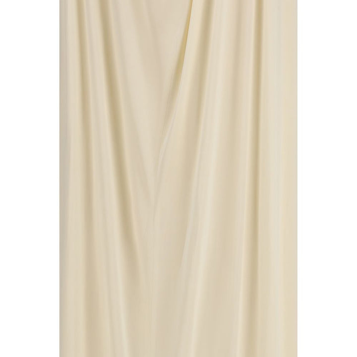 Beige Viscose Cocktail Dress