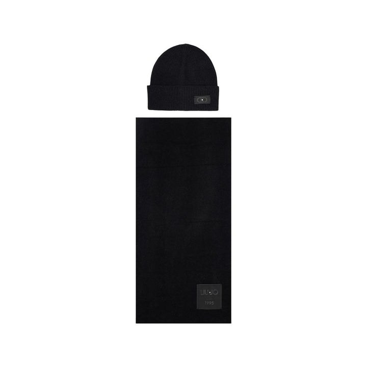 Black Polyester Beanie