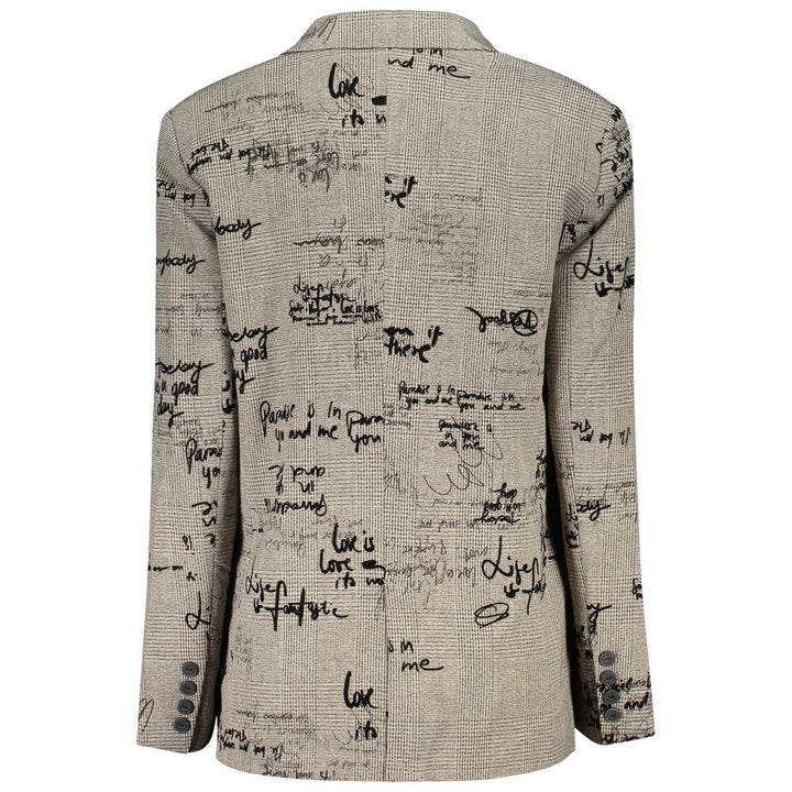 Grigio Polyester Women Jacket