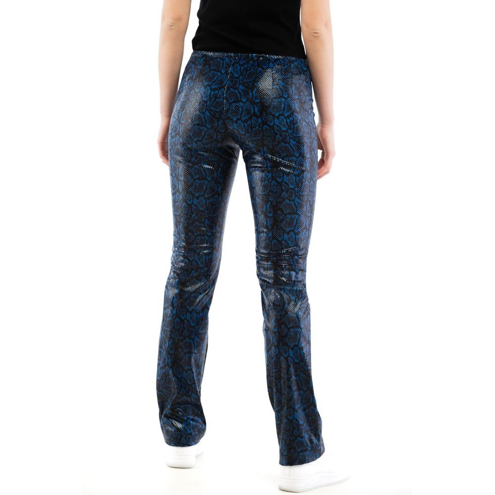 Multicolor Polyester Casual Pants