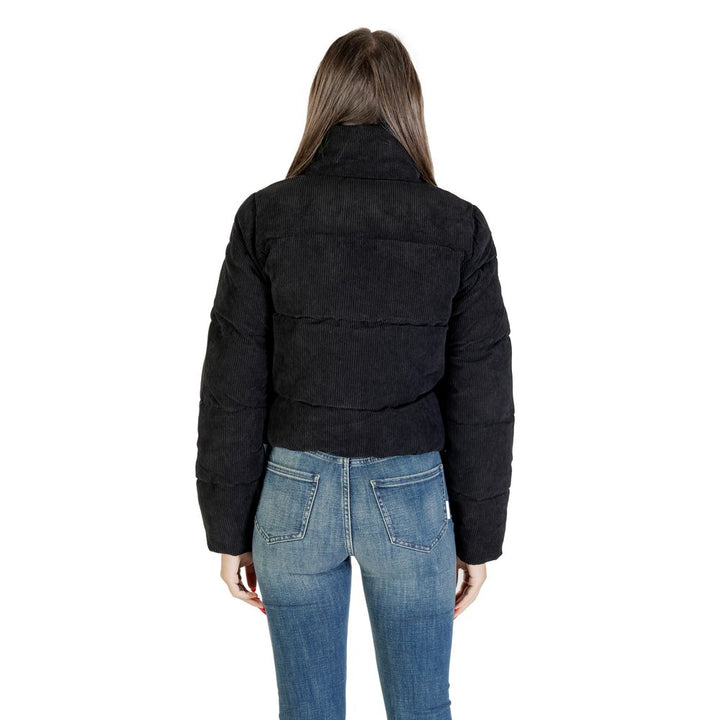 Black Polyester Coat