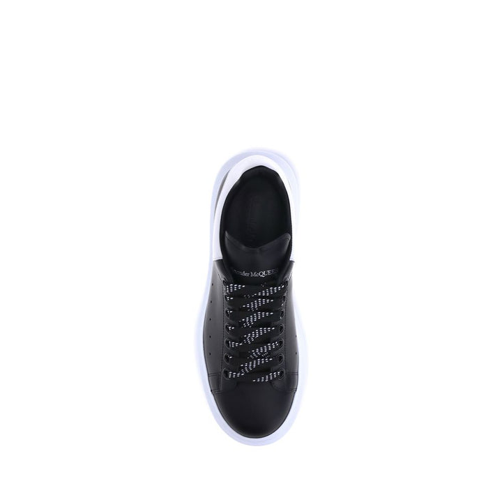 Black Calf Leather Bos Taurus Platform Sneakers