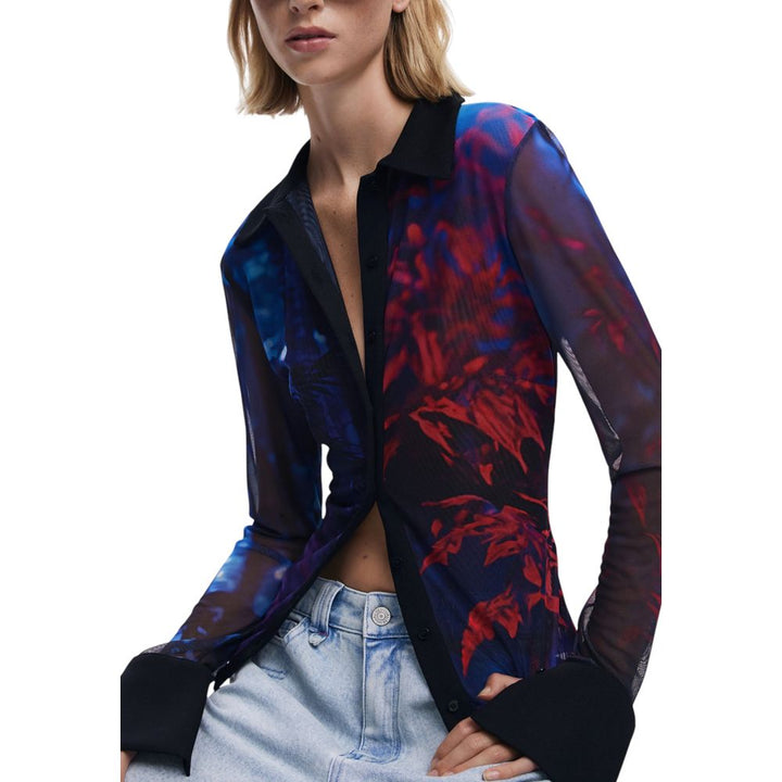 Black Polyamide Blouse