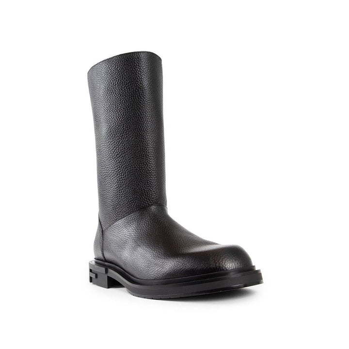 Black Calfskin Boots