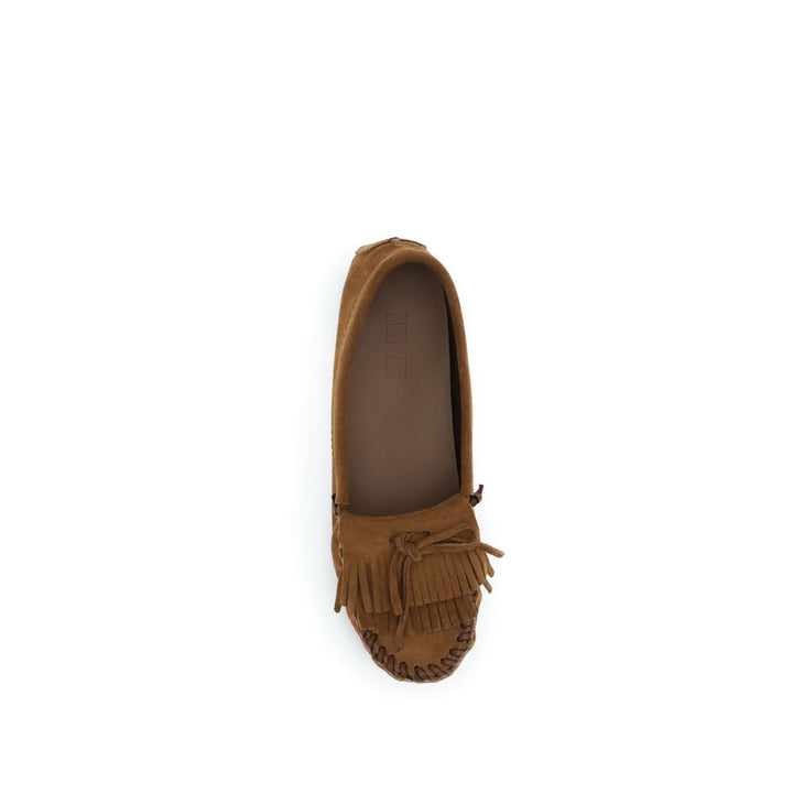 Brown Calf Leather Bos Taurus Slip-On Loafers