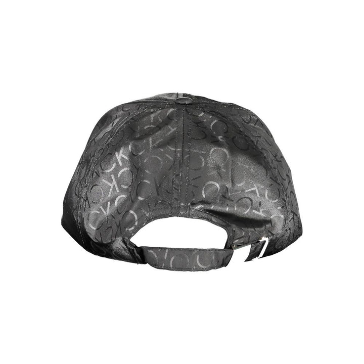 Black Polyester Men Cap