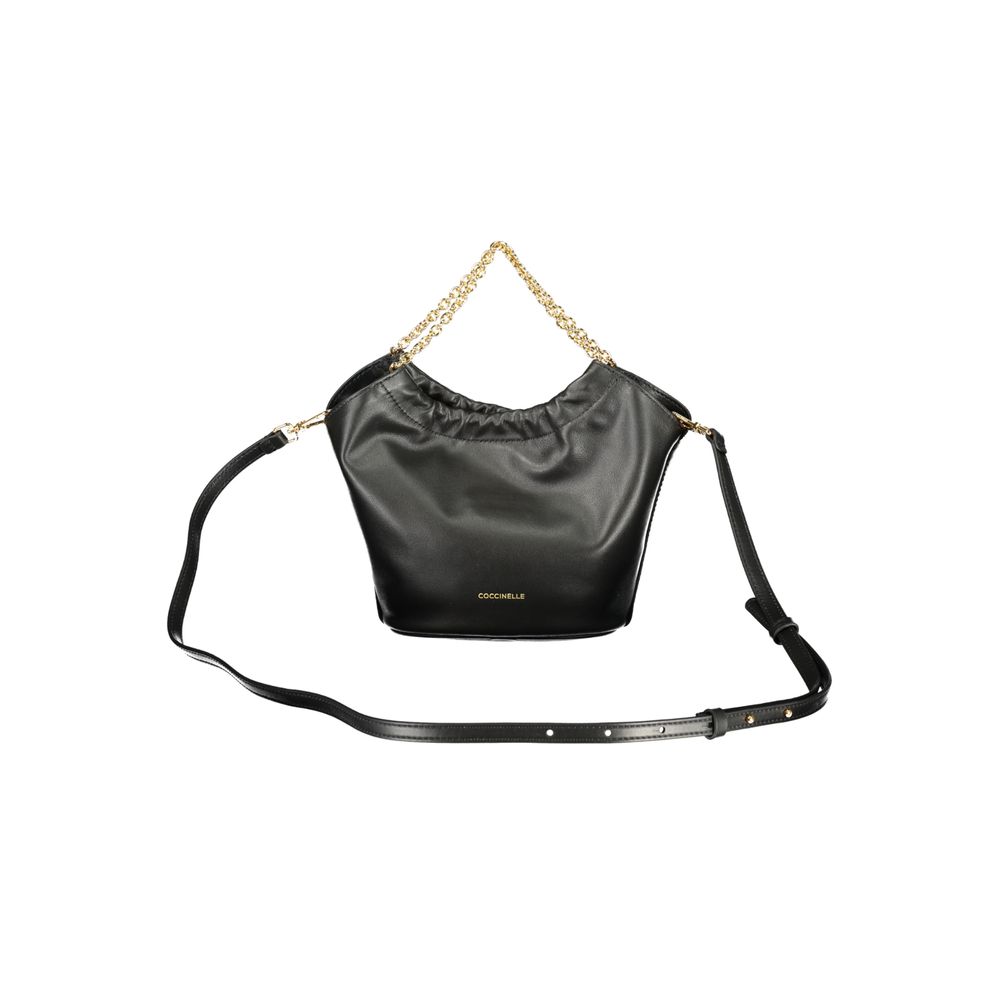 Black Leather Women Handbag
