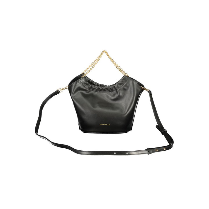 Black Leather Women Handbag