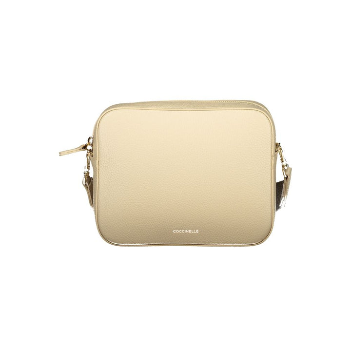 Beige Leather Handbag