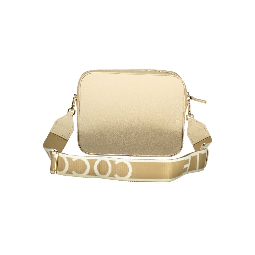 Beige Leather Handbag