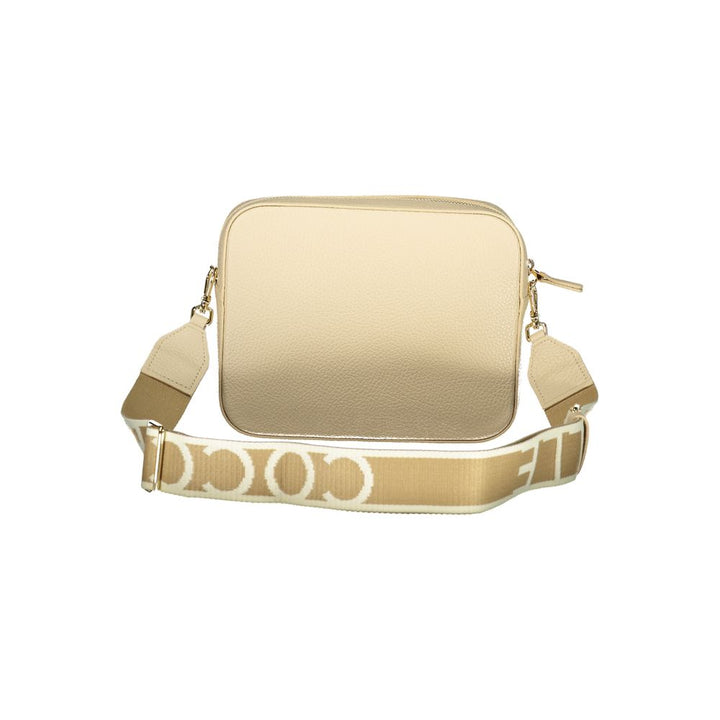 Beige Leather Handbag