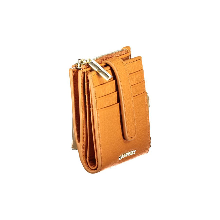 Arancione Pelle Womens Wallet