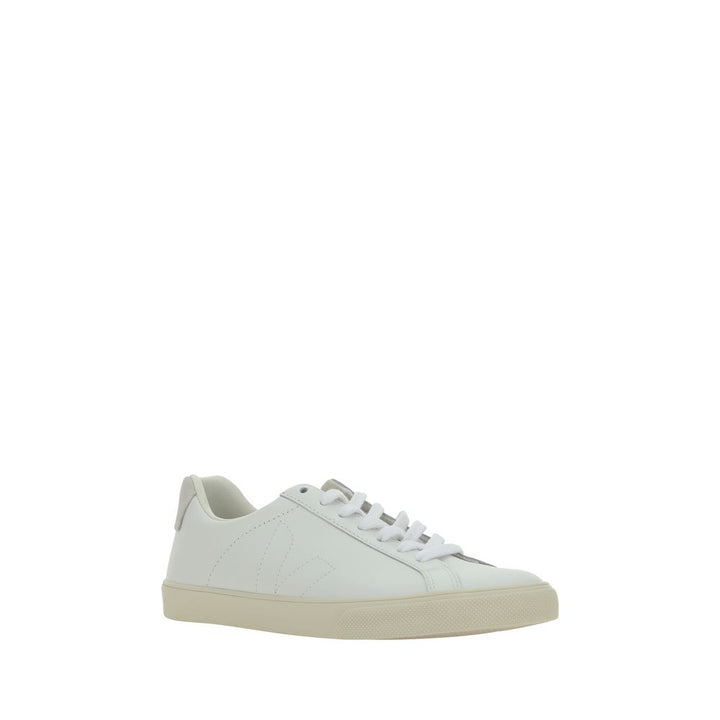 White Calf Leather Bos Taurus Low Top Sneakers