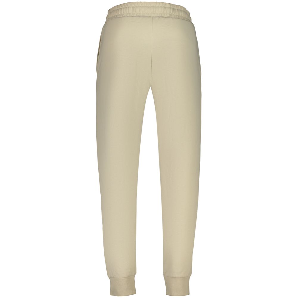 Beige Cotton Men's Sweatpants