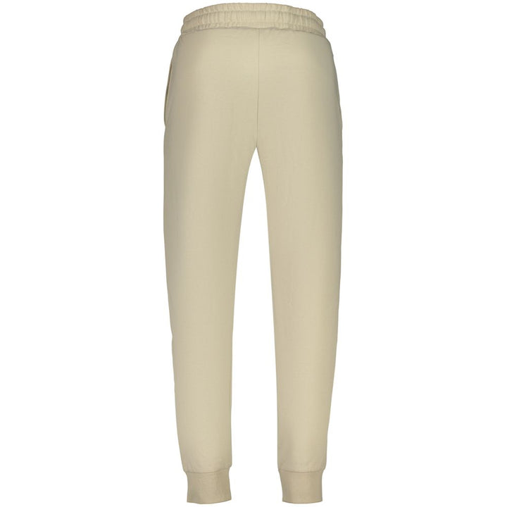 Beige Cotton Men's Sweatpants