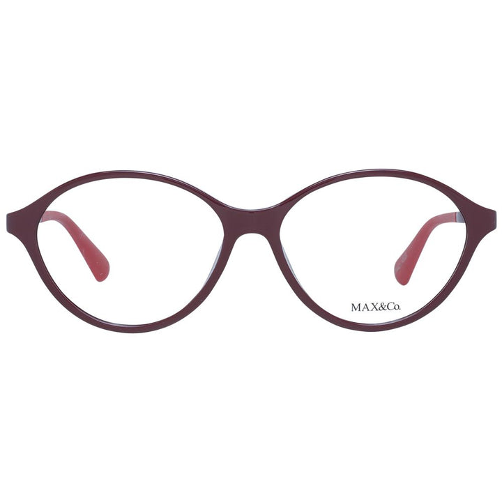 Burgundy Plastic Glasses (Frames)
