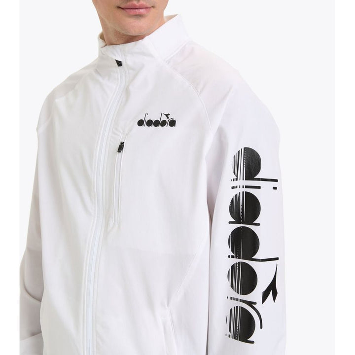 White Polyamide Shell Jacket