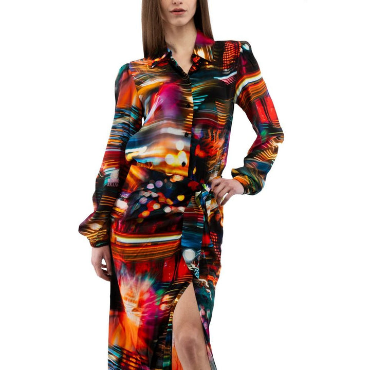 Multicolor Viscose Casual Dress