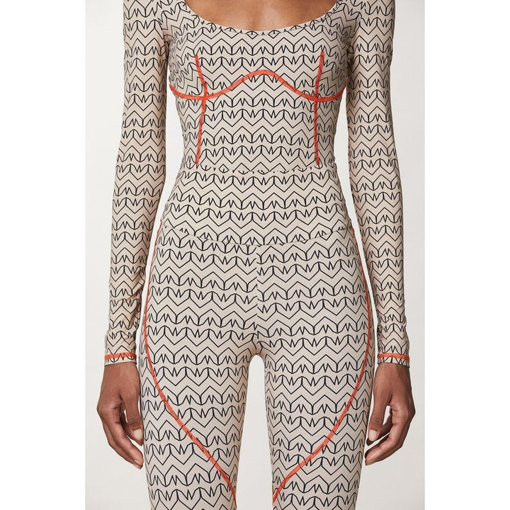 Bicolor Polyamide Athletic Pants