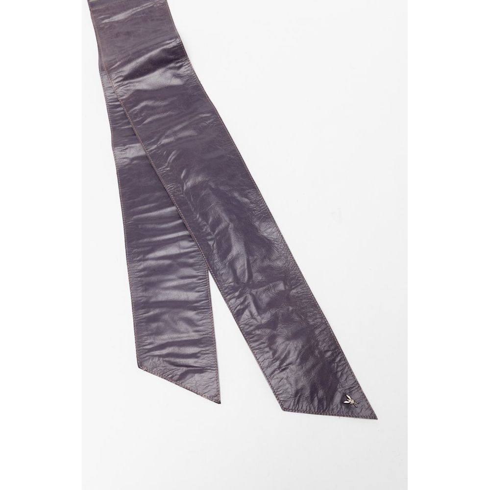 Purple Leather Regular Belt