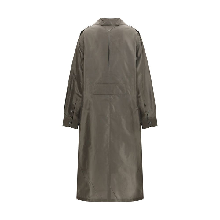 Bicolor Silk Casual Dress