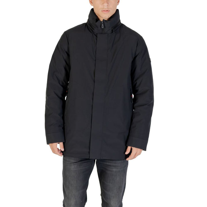 Black Polyester Parka