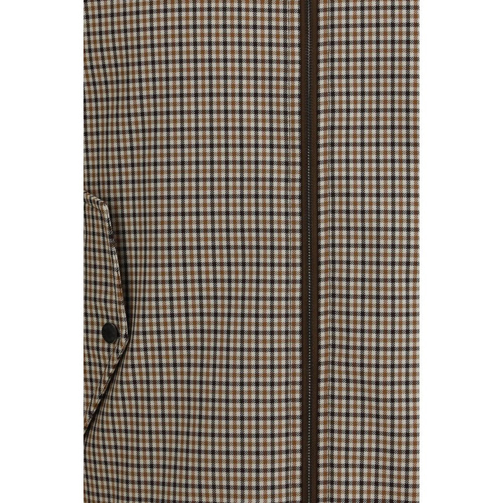Brown Polyester Coat