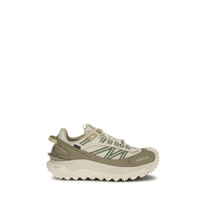 Beige Polyamide Athletic Sneakers