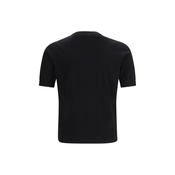 Black Cotton T-Shirt