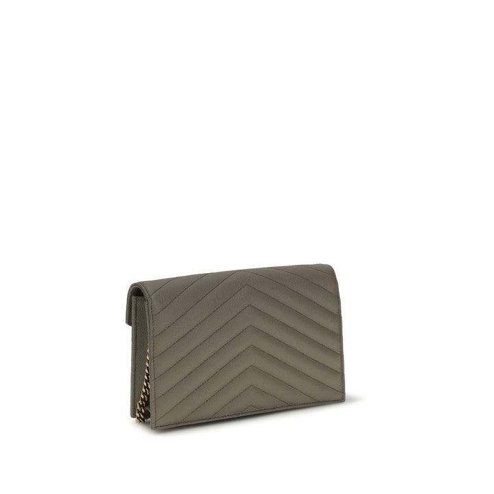 Gray Calf Leather Bos Taurus Wallet