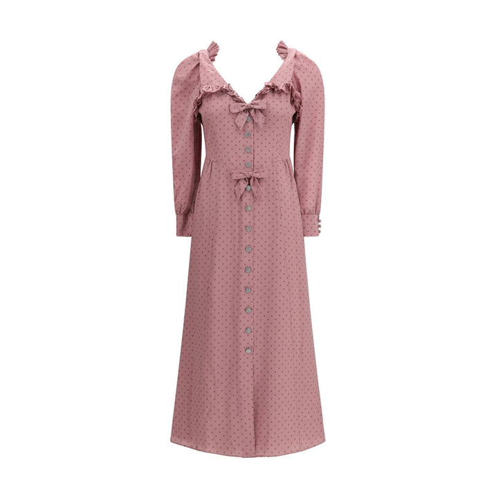 Multicolor Silk Casual Dress