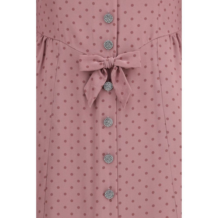 Multicolor Silk Casual Dress