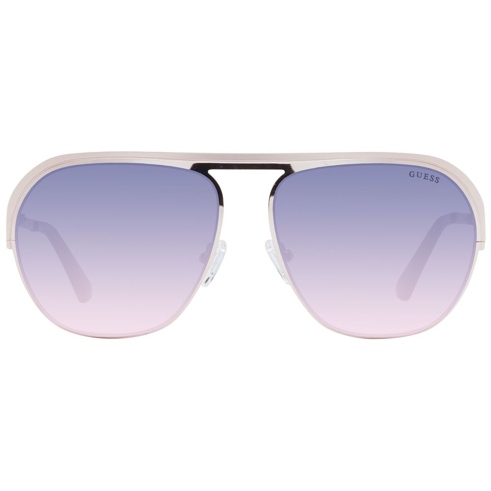 Rose Gold Metal Sunglasses