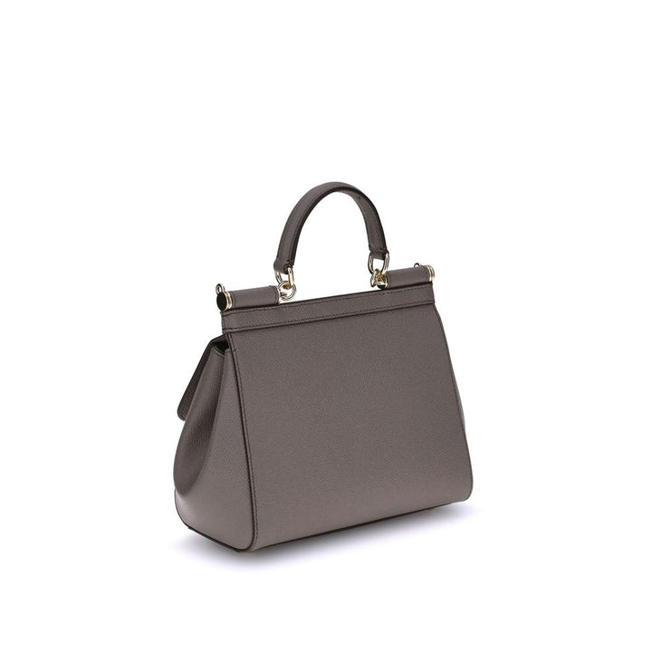Gray Calf Leather Bos Taurus Shoulder Bag
