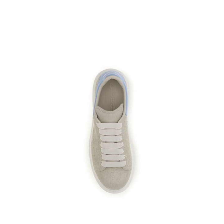 Beige Calf Leather Bos Taurus Chunky Sneakers