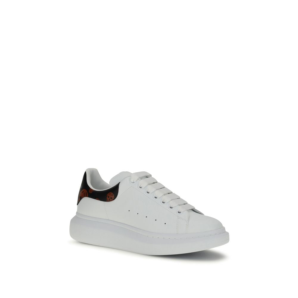 White Calf Leather Bos Taurus Chunky Sneakers