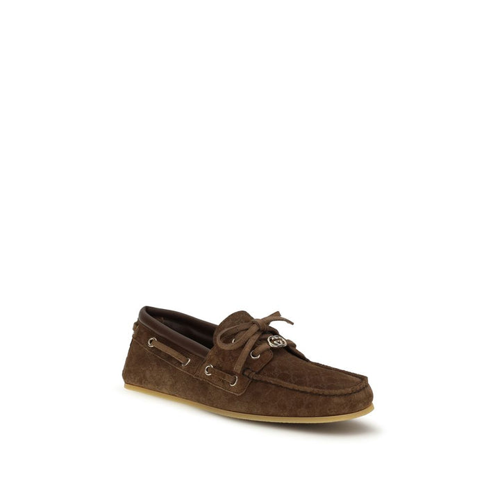 Brown Calf Leather Bos Taurus Slip-On Loafers