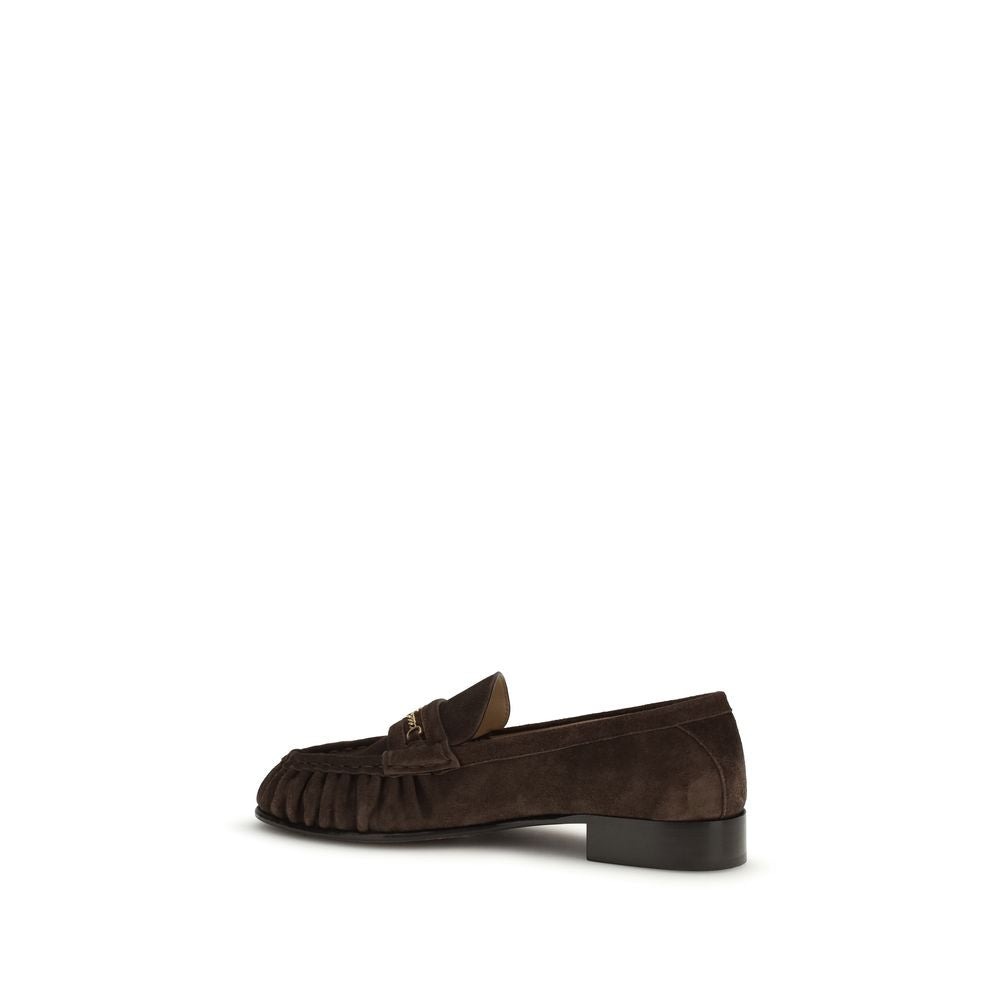 Brown Calf Leather Bos Taurus Slip-On Loafers