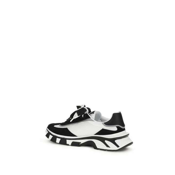 Black Calf Leather Bos Taurus Athletic Sneakers
