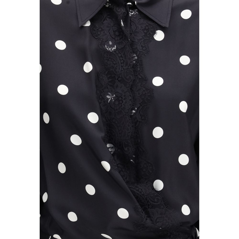 Black Silk Casual Dress