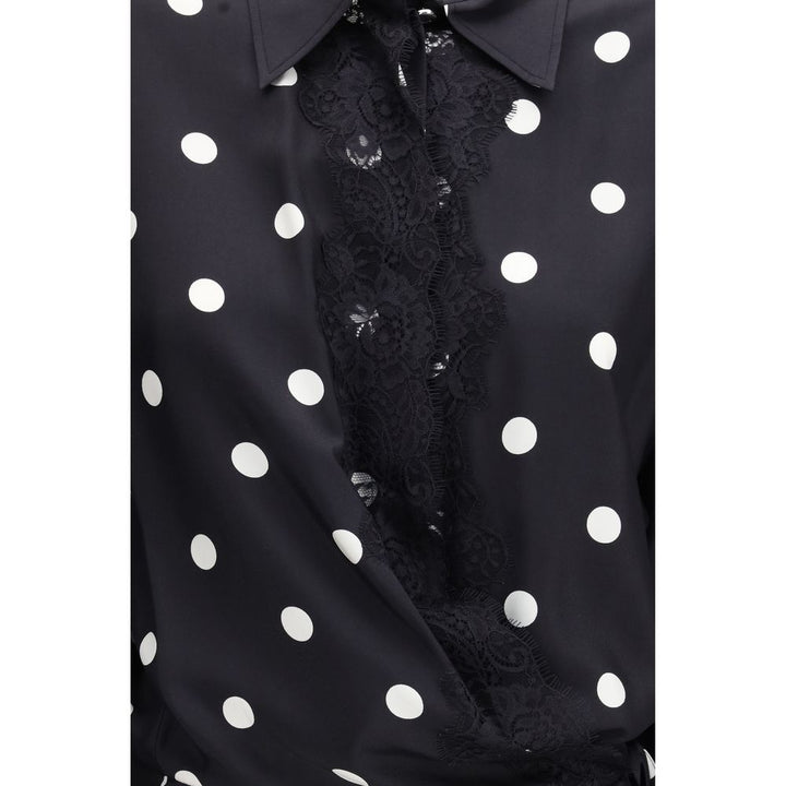 Black Silk Casual Dress