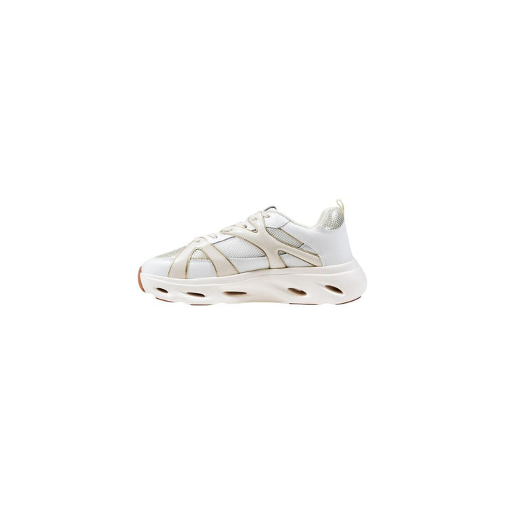 White Leather Athletic Sneakers