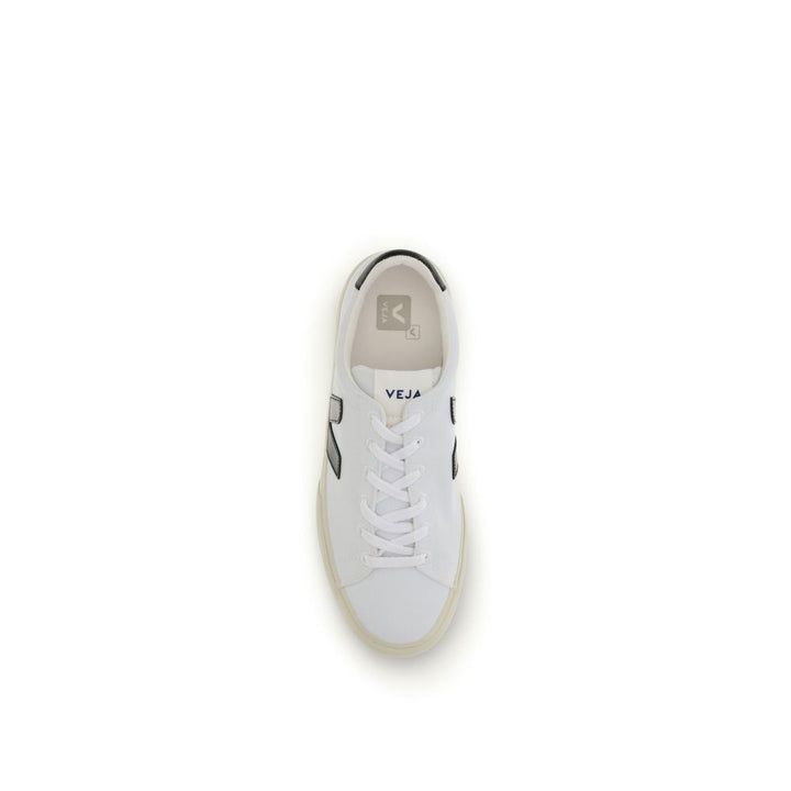 White Calf Leather Bos Taurus Low Top Sneakers