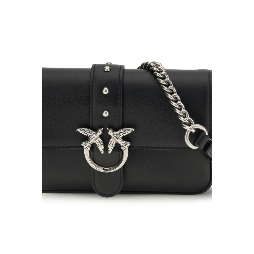Black Calf Leather Bos Taurus Shoulder Bag