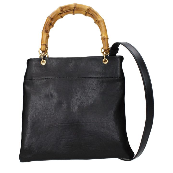 Black Leather Handbag
