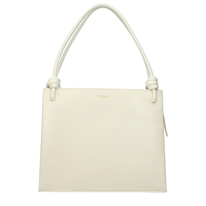 Beige Leather Handbag