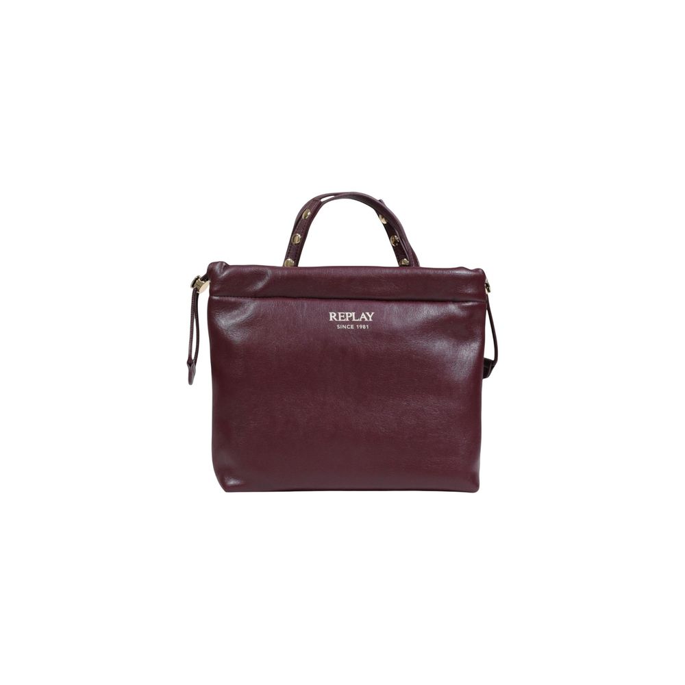 Bordeaux Polyester Handbag