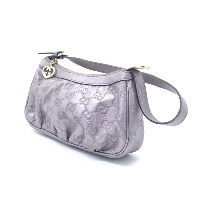 Metallic Guccissima Lovely Shoulder Bag